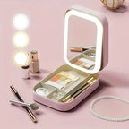 Mini Makeup Box With LED Mirror